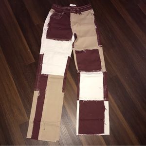 DayDream Sadie Patchwork Pants NWT